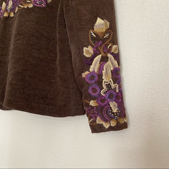 Coldwater Creek Embroidered Jacket - Picture 6 of 12